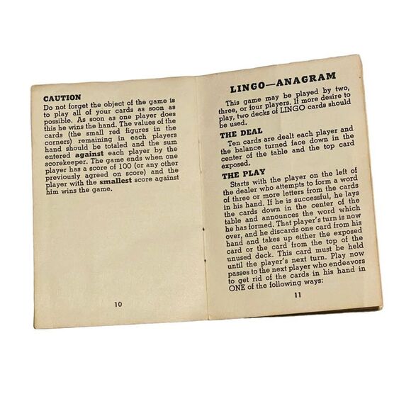 Vintage 1938 LINGO Crossword Game by All Fair Inc. - Picture 13 of 16